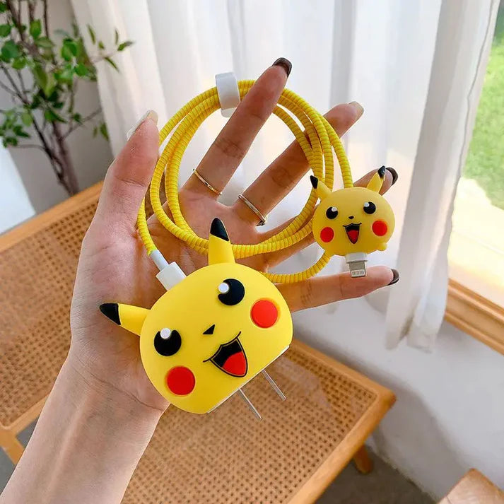 Pikachu Edition – iPhone Charger Cover (With Wire Protector)