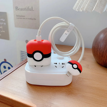 Pokémon Edition – iPhone Charger Cover (With Wire Protector)