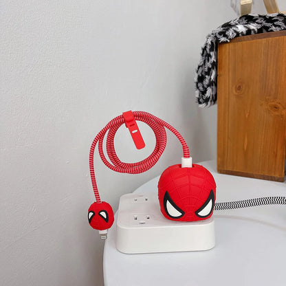 SpiderWeb Edition – iPhone Charger Cover (With Wire Protector)
