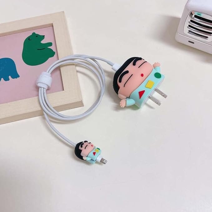 Shinchan Edition – iPhone Charger Cover (With Wire Protector)