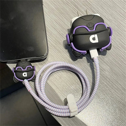 Trendy Dog Edition – iPhone Charger Cover (With Wire Protector)