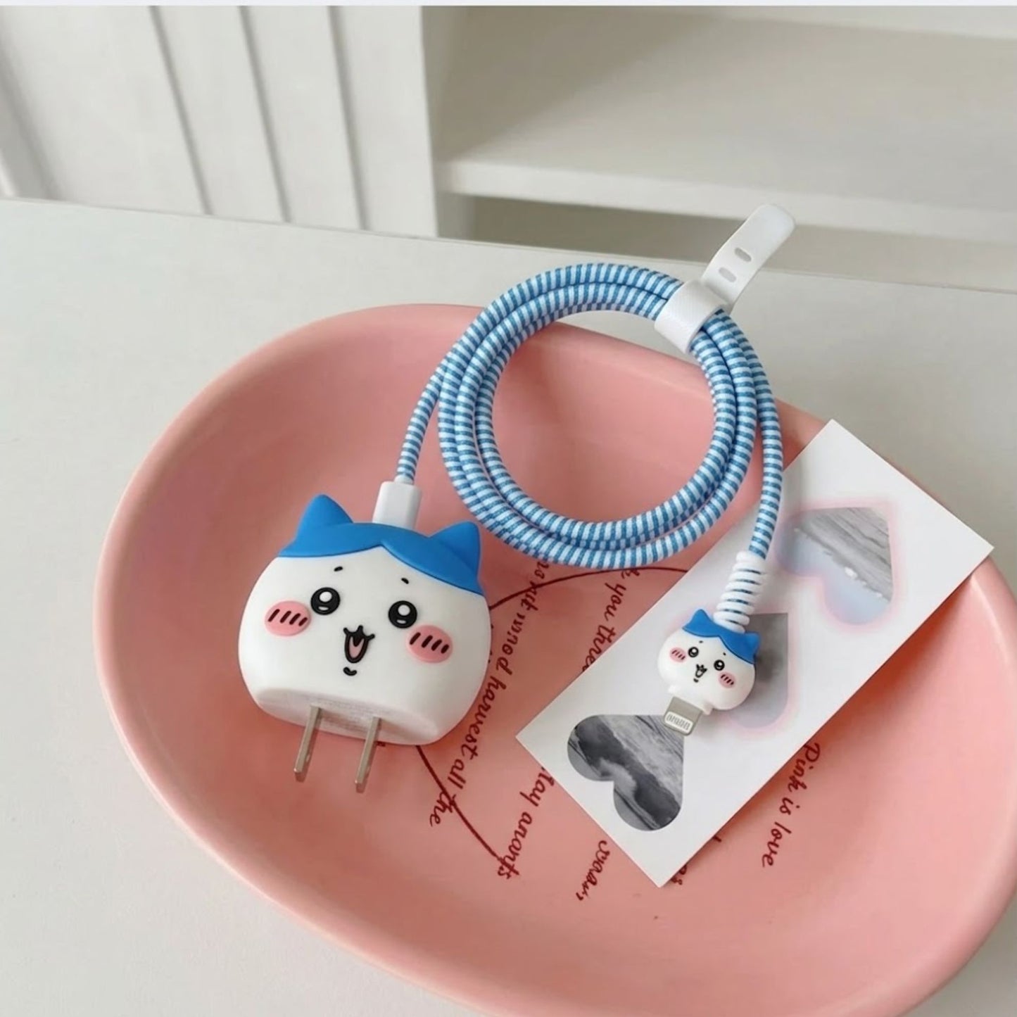 Chiikawa Edition – iPhone Charger Cover (With Wire Protector