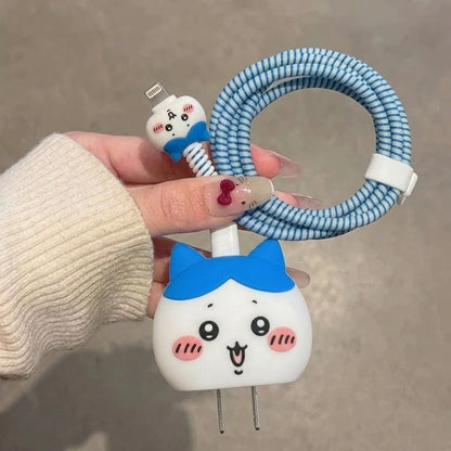 Chiikawa Edition – iPhone Charger Cover (With Wire Protector