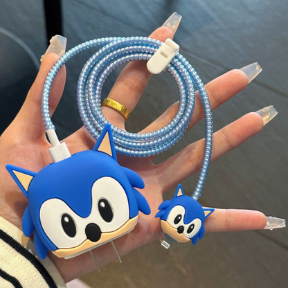 Super Sonic Edition – iPhone Charger Cover with Cable Protector