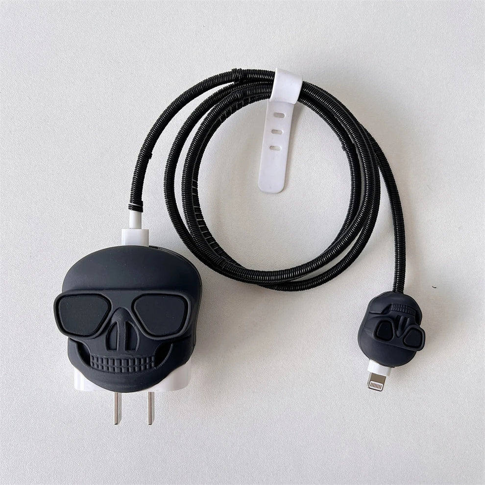 Drip Skull Edition – iPhone Charger Cover (With Wire Protector)